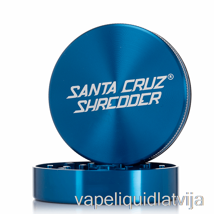 Santa Cruz Smalcinātājs 2,75 Collu Liela 2-daļīga Dzirnaviņas Zils (70mm) Vape šķidrums